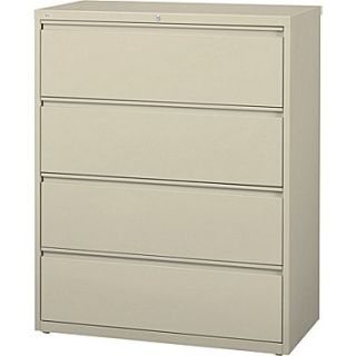 HL8000 Commercial 42 Wide 4 Drawer Lateral File Cabinet, Putty  Make More Happen at