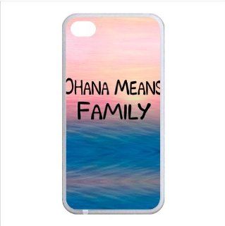 iphone 4/4s Case FashionCaseOutlet Ohana Means Family Lilo and Stitch Apple iphone 4/4s TPU case Cell Phones & Accessories