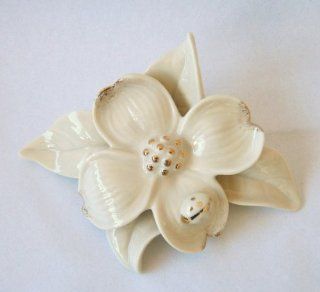 Darling Dogwood Flower Ivory fine porcelain Figurine by Lenox  Collectible Figurines  