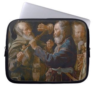 The Beggars' Brawl, c.1625 30 (oil on canvas) Laptop Sleeve