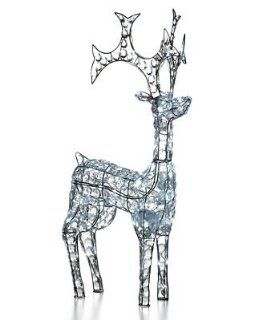 Seasons Designs Lighting, 36" Crystal Reindeer Indoor LED Lighting Display Decor   Holiday Figurines