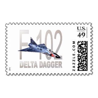 F 102 Delta Dagger Interceptor Aircraft Postage Stamps