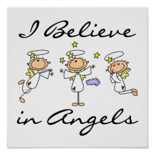 I Believe in Angels T shirts and Gifts Poster 