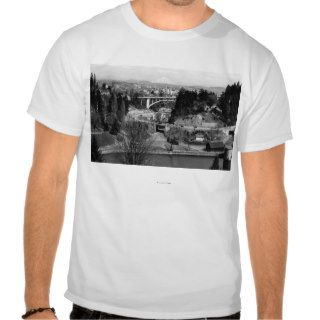 Portland, OR Town View from City Park Tshirt 