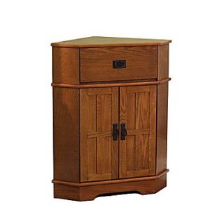 TMS Mission Wood Corner Cabinet, Oak  Make More Happen at