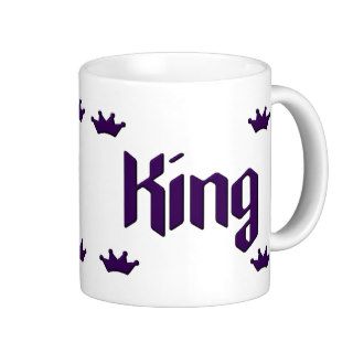 King Mug Purple Crowns
