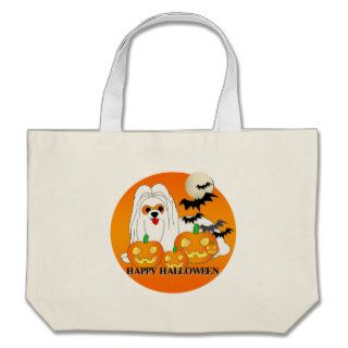Maltese Dog Halloween Bag