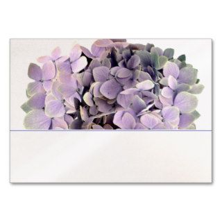 Purple Hydrangea Wedding Reception Place Cards Business Card Templates
