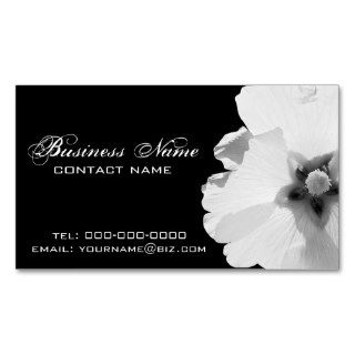 B/W Flower Photography Business Card