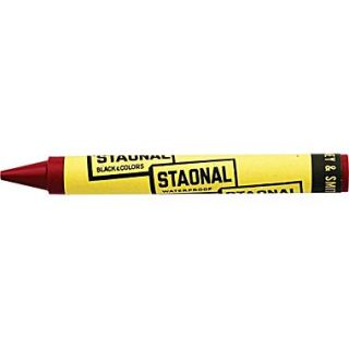 Crayola Staonal Marking Crayon, 5 Long, 9/16 Diameter, Red  Make More Happen at