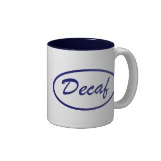 Decaf Name Patch Decaffeinated Mug