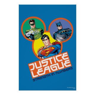 Justice League "Strength in Numbers" Posters