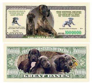 GREAT DANE DOG MILLION DOLLAR BILL (w/Protector) 