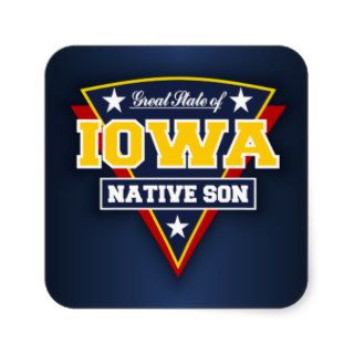 Iowa Native Son Sticker