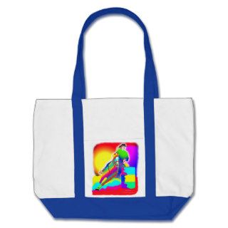 Colorful Barrel Racer Tote Bags
