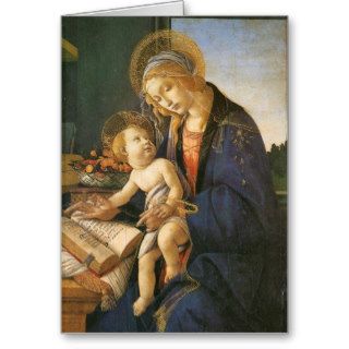Madonna and Child Botticelli Christmas Card