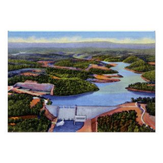 Knoxville Tennessee Norris Dam and Lake Posters