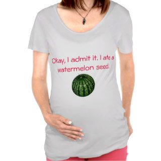 Watermelon Seed Maternity Shirt