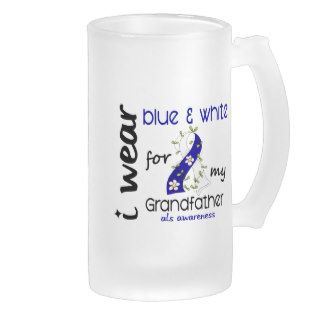 ALS I Wear Blue and White For My Grandfather 43 Coffee Mug