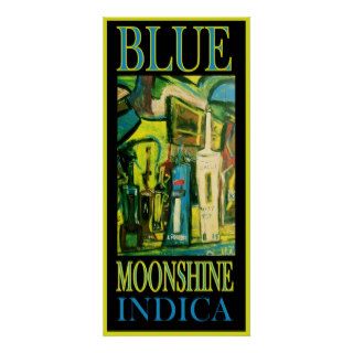 BLUE MOONSHINE INDICA PRINT