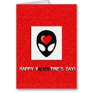 aLiEn Valentine Greeting Card