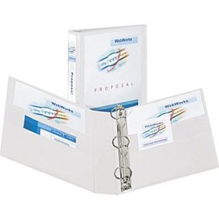 1 1/2 Avery Heavy Duty View Binder with One Touch Slant D™ Rings, White  Make More Happen at