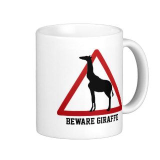 Beware Of The Giraffe Coffee Mug