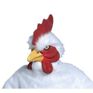 Chicken Mask (White) Supreme Halloween Costume Accessory Clothing