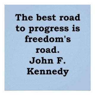john f kennedy quote poster