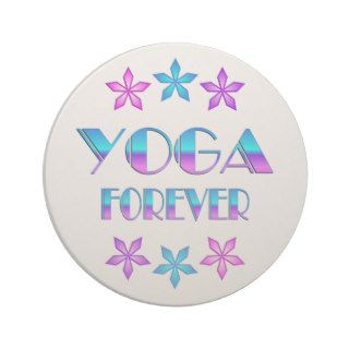 Yoga Forever Drink Coasters