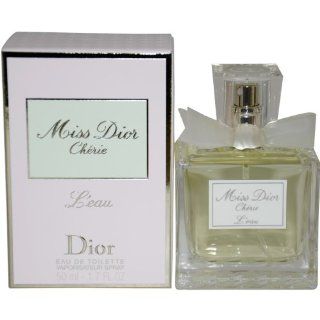 Miss Dior Cherie L'Eau by Christian Dior Eau de toilette Spray for Women, 1.70 Ounce  Beauty