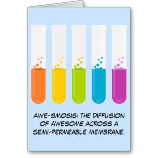 Biology & Chemistry Teachers Science is Awesome Greeting Card