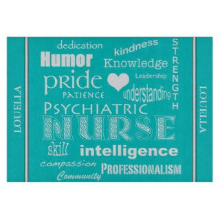 Psychiatric Nurse Word Cloud+Personalize Name