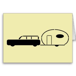 Vintage Station Wagon and RV Trailer Cards