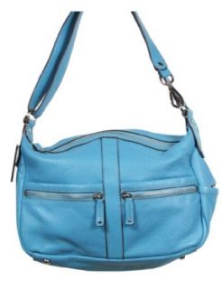 Tignanello Pebble Leather Convertible Shoulder Bag with Wristlet Shoulder Handbags Clothing