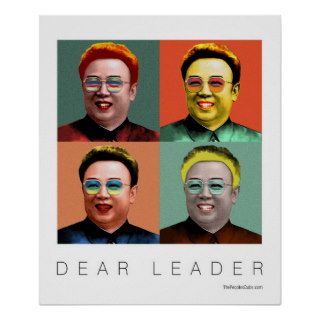 Dear Leader Kim Jong Il Posters