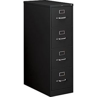 HON 210 Series Vertical File Cabinet, 28 1/2 4 Drawer, Legal Size, Black  Make More Happen at