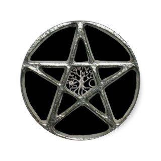 Pentacle Tree Of Life Stickers