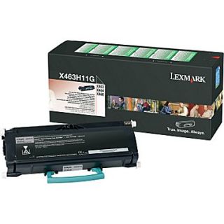 Lexmark X463H11G Black Toner Cartridge, High Yield  Make More Happen at