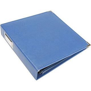 We R Memory Keepers Faux Leather 3 Ring Binder, 8.5 x 11, Country Blue  Make More Happen at