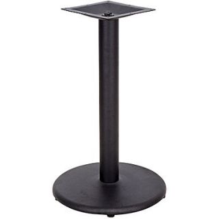 Flash Furniture 24 Round Cast Iron Restaurant Table Base with 4 Dia. Table Height Column, Black  Make More Happen at