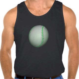 Bright Green Stitches Baseball Shirts