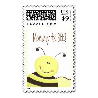 LET IT BEE Bumble Bee POSTAGE STAMP