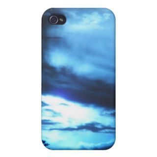 Blue Sunrise in the Clouds iPhone 4/4S Case