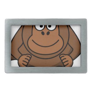 Baby Monkey waiting for mom love Belt Buckle