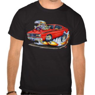 1970 74 Plymouth Duster Red Car Tees