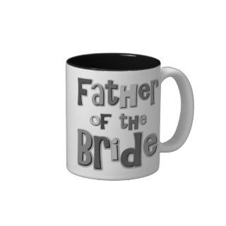 Father of the Bride Gray Coffee Mug