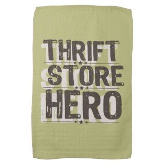 Thrift Store Hero Kitchen Towel