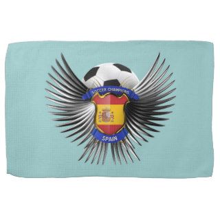 Spain Soccer Champions Kitchen Towels