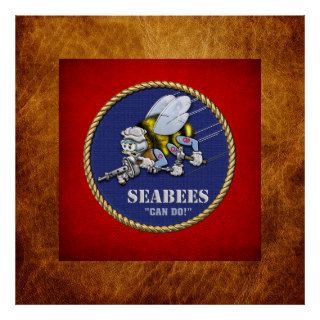 [150] Navy Construction Battalion (CB) USN Seabees Print
